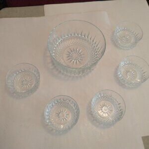 GU Arcoroc Diamant  crystal 9-inch Serving Salad bowl set